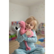 Craftivio Sevimli Peluş Flamingo Peluş Oyuncak - Yumuşak Uyku Arkadaşı - Çocuk Odası Dekorasyonu 22 cm