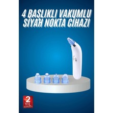 Narnuga 4 Başlıklı Vakumlu Siyah Nokta ve Yüz Temizleme Cihazı