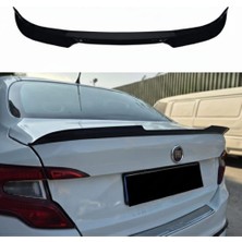 Carmind Fiat Egea Sedan Bagaj Üstü Yarasa Spoiler Piano Black (Ithal)
