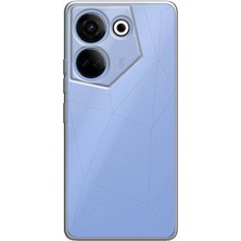 Efura Tecno Camon 20 Pro 4g Kılıf Efr Süper Silikon Kapak-Renksiz