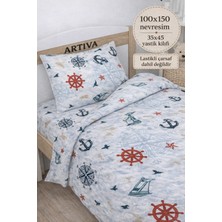 Artiva Home Collection Pamuklu 100X150 Bebek Nevresimi ve Yastık Kılıfı Seti – Yumuşak, Nefes Alabilir