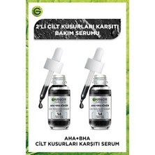 Luua Garnier Aha Bha Cilt Kusurları Karşıtı Serum %4 [niasinamid Peeling Etkili Aha Bha] 30 ml 2'li Set