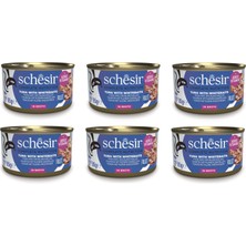 Schesir Ton ve Ringa Balıklı Tam ve Dengeli Broth Pişirme Suyunda Kedi Konservesi 85 Gr. x 6 Adet