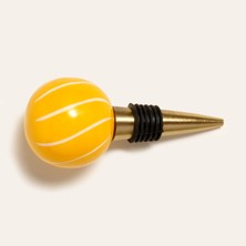 Zsa Zsa Zsu Tanda Alumınyum Şişe Tıpası 5X5X11 cm Sarı