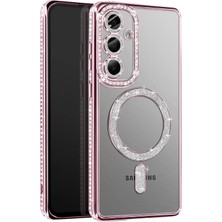  Samsung Galaxy S26 Joke Simli Magneticsafe Kılıf - Pembe