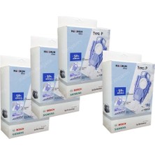 Süppürge Siemens Ile Uyumlu Vs 08G 0000-9999 Süpürge Toz Torbası (16 Adet)