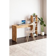 Starseven Intergo Kitaplıklı Fonksiyonel Çalışma Masası - Atlantik Çam