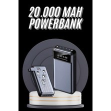 Die Grup Hızlı Şarj Özellikli 20.000 Mah Dijital Göstergeli USB Girişli Android ve Ios Uyumlu Powerban