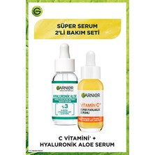 Luua Garnier Süper Serum 2'li Bakım Seti C Vitamini + Hyaluronik Aloe