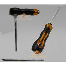 abnturk Yaylı Düzenek Çift Taraflı Çelik Tornavida