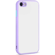 Efura iPhone Se 2022 Uyumlu Efr Hux Kapak-Lila