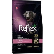 Reflex Plus Biftekli High Energy Yetişkin Köpek Maması 3 kg