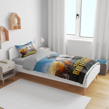 Sarel Pubg Oyunu Baskılı 3D Tek Kişilik Nevresim