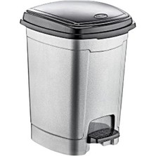 Yorulmaz Ambalaj Poly Time 2 No Pedallı Çöp Kovası 12 Lt