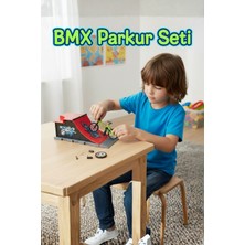 Craftivio Parkurlu ve Sök Tak Aksesuarlı Mini Bmx Bisiklet Oyun Seti 3+ Yaş