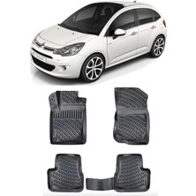 BTM Otomotiv Citroen C3 2009-2016 Btm 3D Havuzlu Paspas