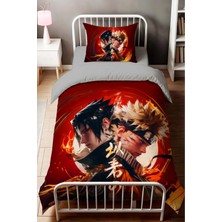 Sarel Anime Baskılı 3D Tek Kişilik Nevresim Takımı