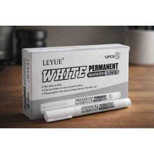 Dadacuq Leyue Siyah ve Pürüzsüz Diğer Yüzeylere Yazabilen Marker Kalem Dekoratif ve Hobi Amaçlı 12 Li