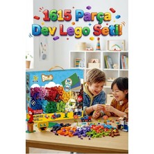 Craftivio 1615 Parça Dev Kutu Yapı Oyuncak Uyumlu Yapı Blok Seti - Eğitici Zeka Oyunu ve Zemin Hediyeli