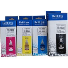 Brother DCP-T430W Uyumlu Mürekkep Takımı Seti - Melsan 4 Renk Muadil