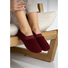 çorapdunyam Wellsoft Kışlık Babet Çorap %100 Cotton Peluş Ev Çorabı Tüylü Teddy Bear Desenli Sıcak Tutan