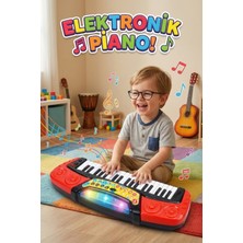 Craftivio Müzik Dünyası 37 Tuşlu Kayıt Özellikli Işıklı ve Sesli Eğitici Elektronik Org Piyano Oyuncak