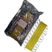 Powerr Led Aydınlatma 200 Adet 12 Volt 1.2 Watt 3 Lensli Amber LED Modül IP65 1 Paket