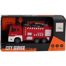 Limon Oyuncak D-002 Pilli Işıklı Itfaiye Aracı