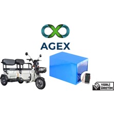 Agex Enerji Zlin Troya 72 Volt 30 Ah Lifepo4 Batarya-Akü