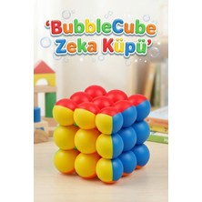 Craftivio Bubble Cube Zeka Küpü - 3x3 Özel Tasarım Yuvarlak Toplu Yapı - Pürüzsüz Dönüş - Eğitici Oyuncak