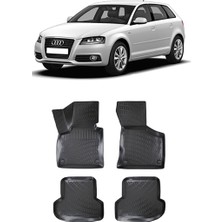 BTM Otomotiv Audi A3 2003-2013 Btm 3D Havuzlu Paspas