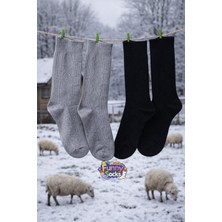 Funny Socks Funnysocks 2’li Kuzu Yünü Çorap – Sıcak, Yumuşak ve Şık
