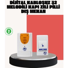 Mutlu Müşteri Wireless Kapı Zili Pratik ve Zahmetsiz Günlük Kullanım