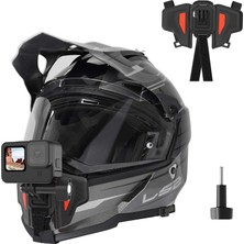 Shop A Way Telesın Motosiklet Kaskı Gopro Hero 11, 10, 9, 8, 7, 6, INSTA360 X3, One X2, One X, One X, Djı Osmo