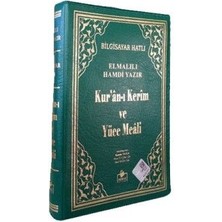 Arenes Kuranı Kerim ve Yüce Meali Bilgisayar Hatlı Cep Boy Fermuarlı