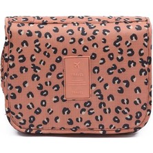 Shop A Way Ecoform Su Geçirmez Organizer Askılı Seyahat Kozmetik Makyaj Çantası Kahverengi