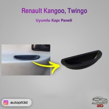 AutoPit 3D Renault Kangoo, Twingo Uyumlu Kapı Paneli