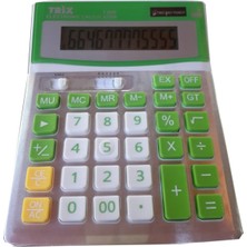 Akbelli Group 12 Haneli Güneş Enerjili Masa Üstü Hesap Makinesi T-850 Türkiye Menşeli Beyaz Renk