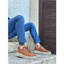 Baybonza BA0505 Çengel Bağcıklı Taba Renk Yüksek Tabanlı Günlük Ayakkabı