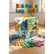 Craftivio Parça Kutulu Yapı Blokları - Yapı Oyuncak Uyumlu Eğitici Yaratıcı Oyuncak Seti (Saklama Çantalı)