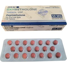 Zphc Oxymetholone 50 Mg 100 Tablets