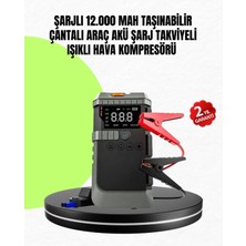 Narnuga 4’ü 1 Arada Powerbank Özellikli Araç Akü Şarj Takviye Cihazı