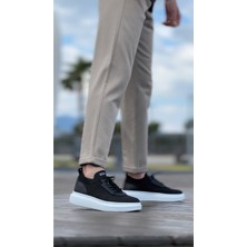 Baybonza BA0812 Özel Örme Triko Tarz Siyah Renk Spor Ayakkabı