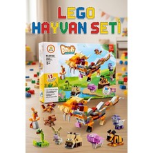 Craftivio 12 In 1 Dönüşen Hayvanlar ve Dev Ejderha Yapım Seti - 232 Parça Eğitici Tak-Çıkar Blok Oyuncak