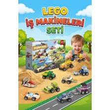 Craftivio 315 Parça 12+2 Araca Dönüşebilen Iş Makineleri ve Araçlar Yapı Blok Seti - Eğitici Oyuncak