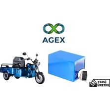 Agex Enerji Zlin Feniks 60 Volt 45 Lifepo4 Batarya-Akü