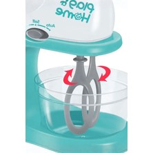 Craftivio Turkuaz Hareketli ve Sesli Oyuncak Mikser Evcilik Mutfak Oyunu 18X18 cm