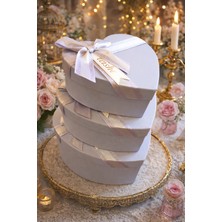 Ecoflex Kalp Kurdeleli Hediye Kutusu Boş 3 Lü