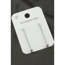 Die Grup Kalp Suyolu Taşlı Küpe DIE-GRPBJT34