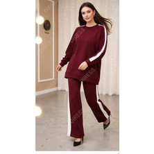 Peka Modern Şerit Detaylı Kadın  Ikili Eşotman Takımı Spor Kombin